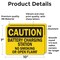 Signmission Battery Charging Station No Smoking Or Open Flames OSHA Caution Sign, Vinyl Decal, 10in x 7in, 2PK OS-2PACK-CS-D-710-L-19115 - alternate 5